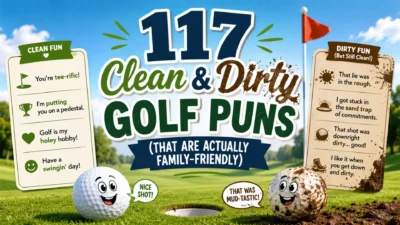 117 Clean & Dirty Golf Puns (That Are Actually Family-Friendly)