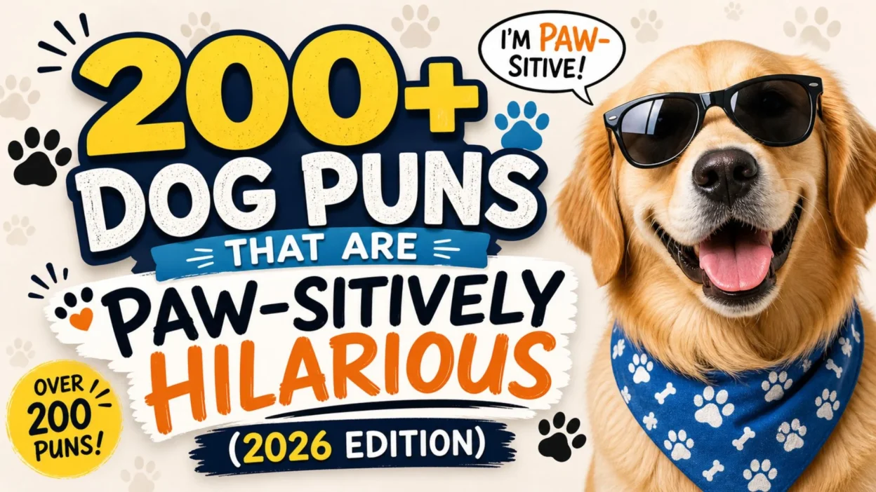 200+ Dog Puns That Are Paw-sitively Hilarious (2026 Edition)