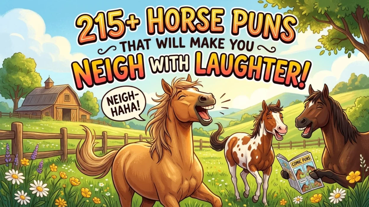 215+ Horse Puns That Will Make You Neigh With Laughter
