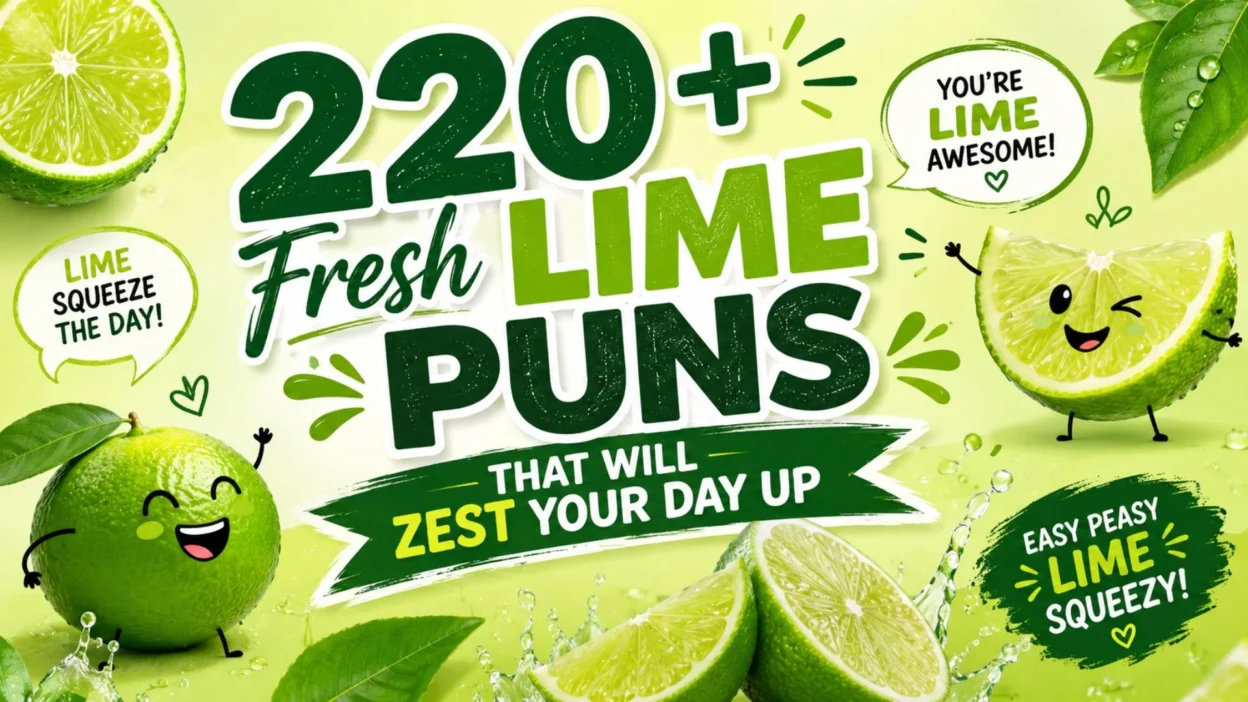 220+ Fresh Lime Puns That Will Zest Your Day Up