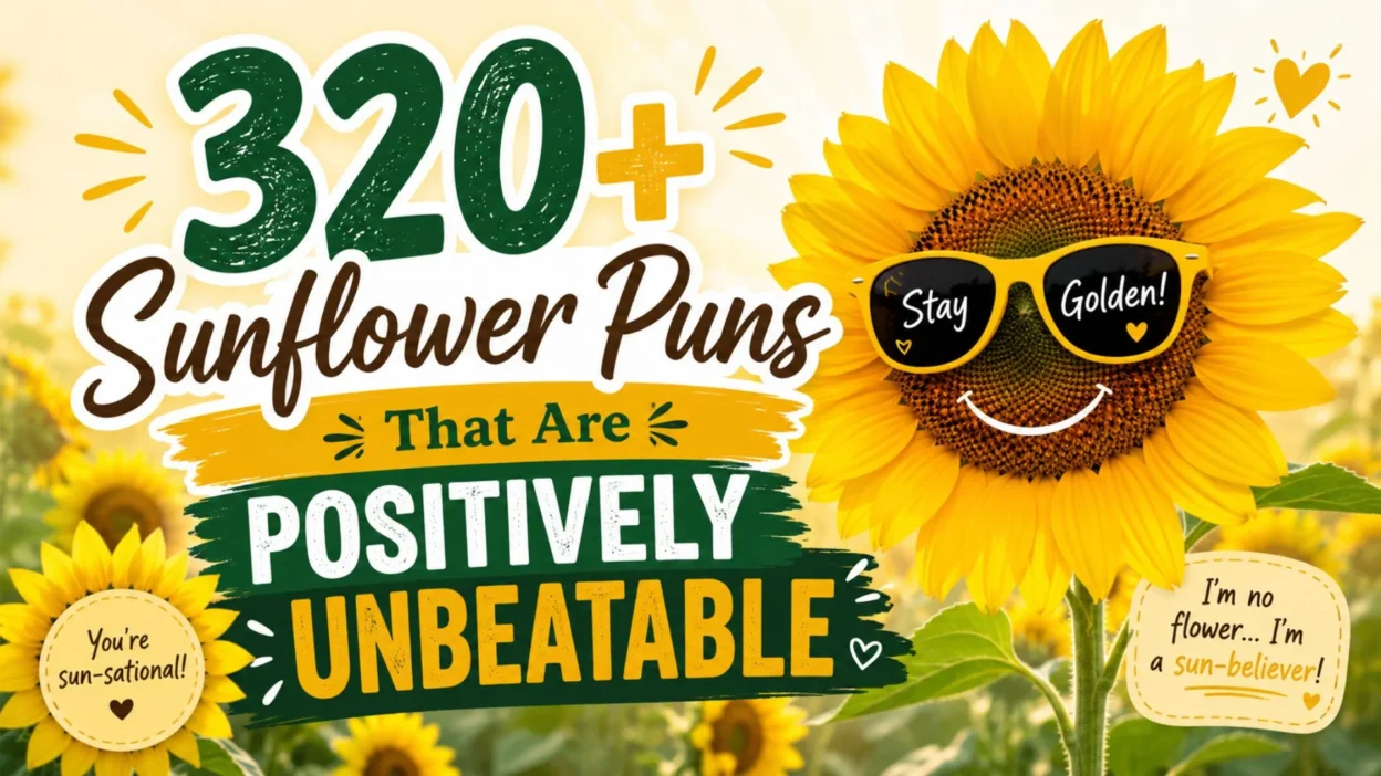 320+ Sunflower Puns That Are Positively Unbeatable