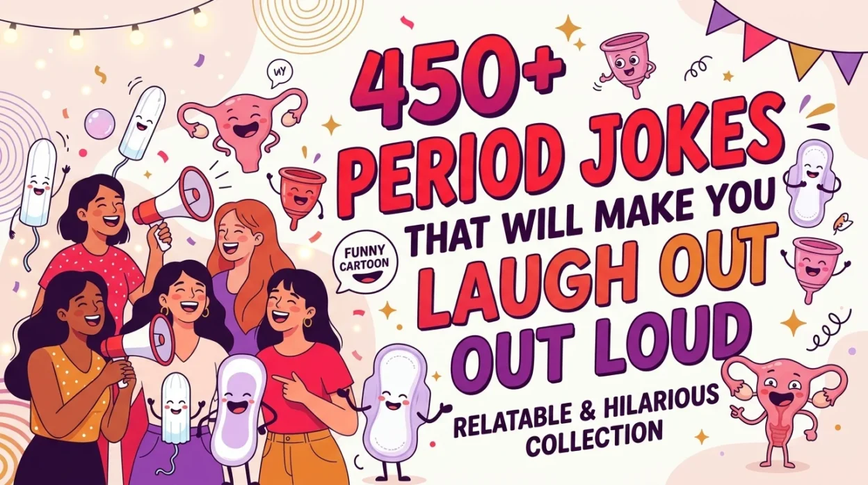 450+ Period Jokes That Will Make You Laugh Out Loud