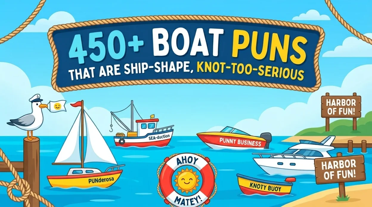 450+ Boat Puns That Are Ship‑Shape, Knot‑Too‑Serious