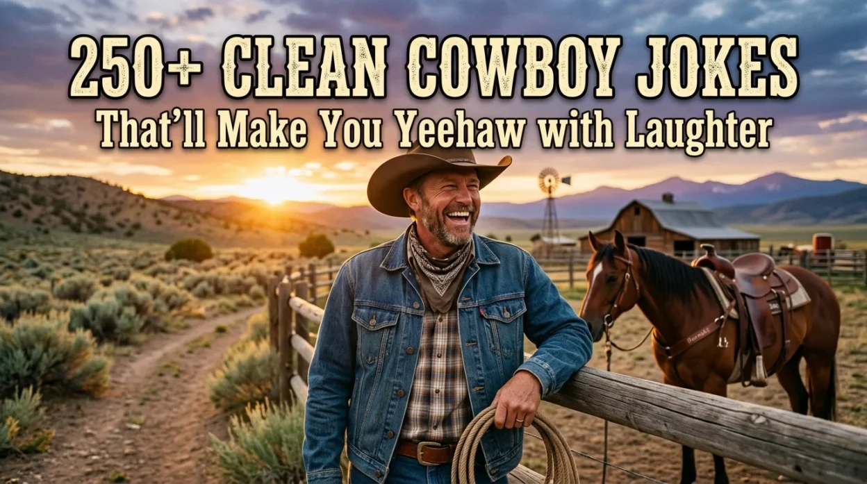 250+ Clean Cowboy Jokes That’ll Make You Yeehaw with Laughter