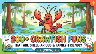 200+ Crawfish Puns That Are Shell-arious & Family-Friendly (2026)