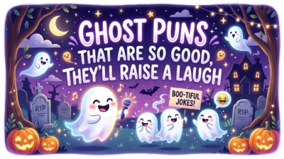 Ghost Puns That Are So Good, They’ll Raise a Laugh