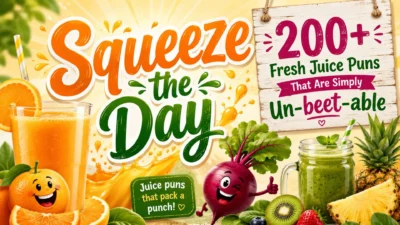 Squeeze the Day 200+ Fresh Juice Puns That Are Simply Un-beet-able