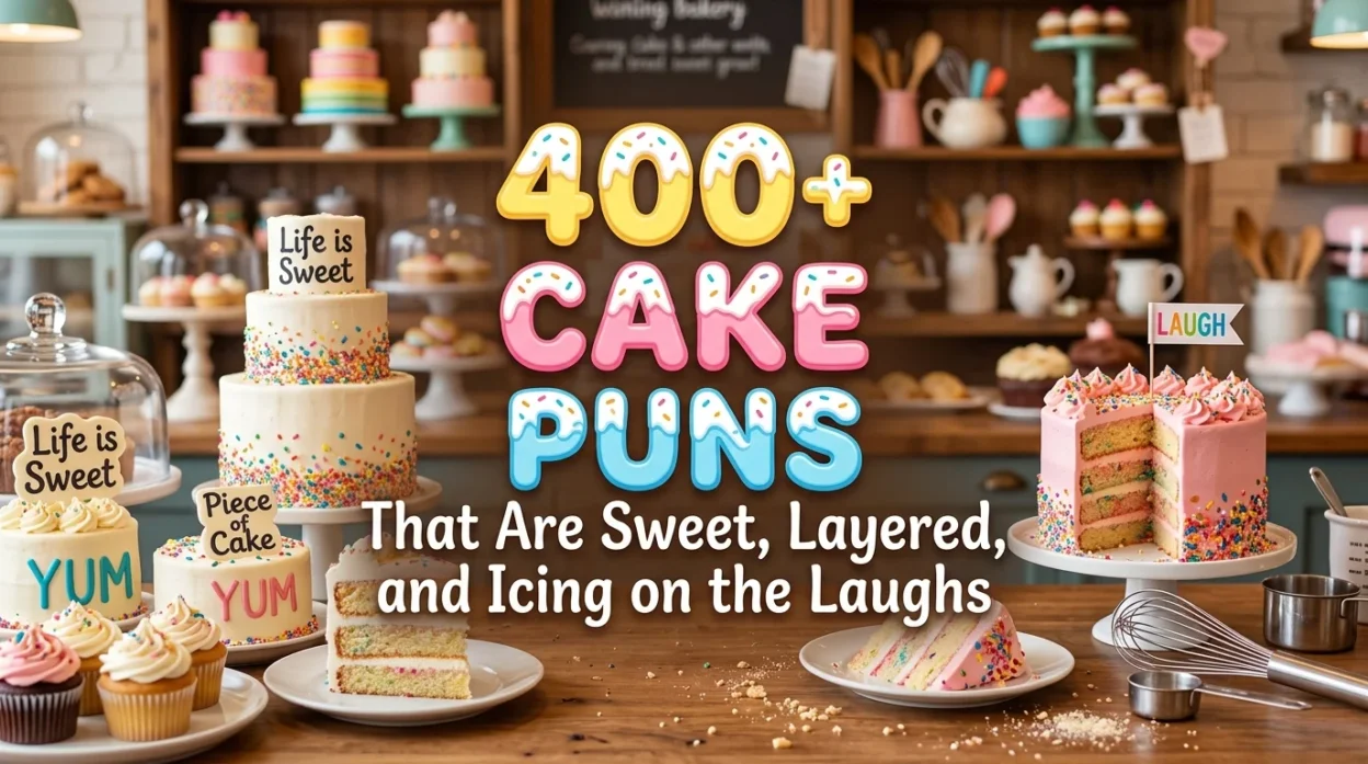 400+ Cake Puns That Are Sweet, Layered, and Icing on the Laughs