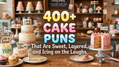 400+ Cake Puns That Are Sweet, Layered, and Icing on the Laughs