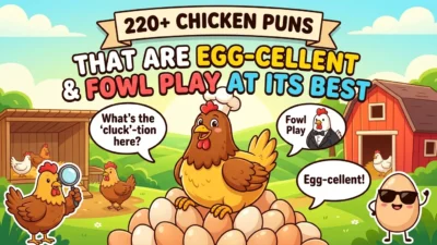 220+ Chicken Puns That Are Egg-Cellent & Fowl Play at Its Best
