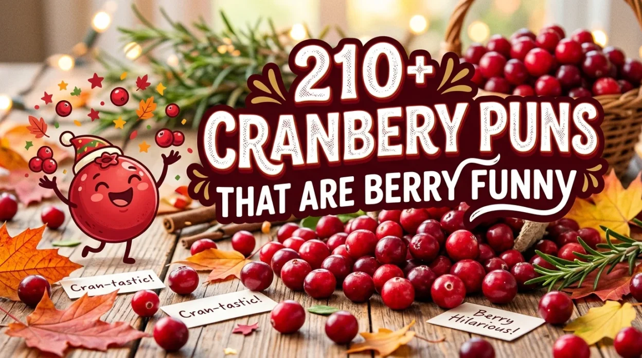 210+ Cranberry Puns That Are Berry Funny