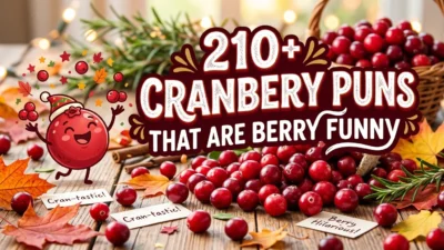 210+ Cranberry Puns That Are Berry Funny