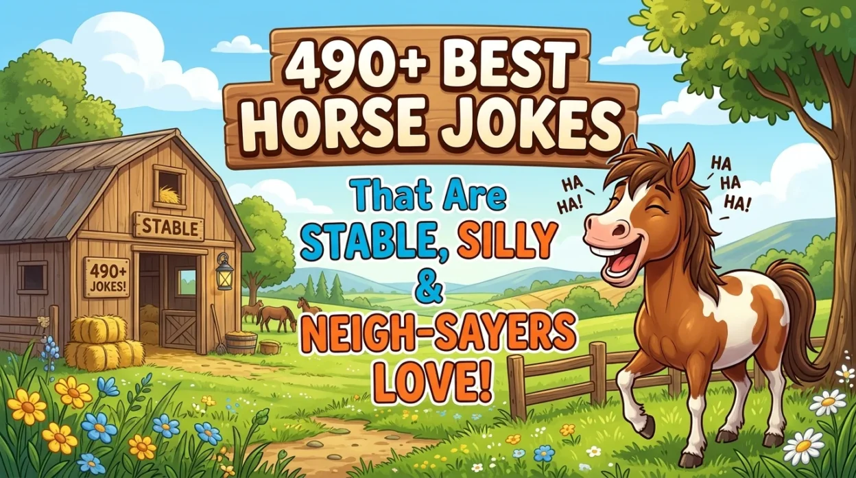 490+ Best Horse Jokes That Are Stable, Silly & Neigh-sayers Love
