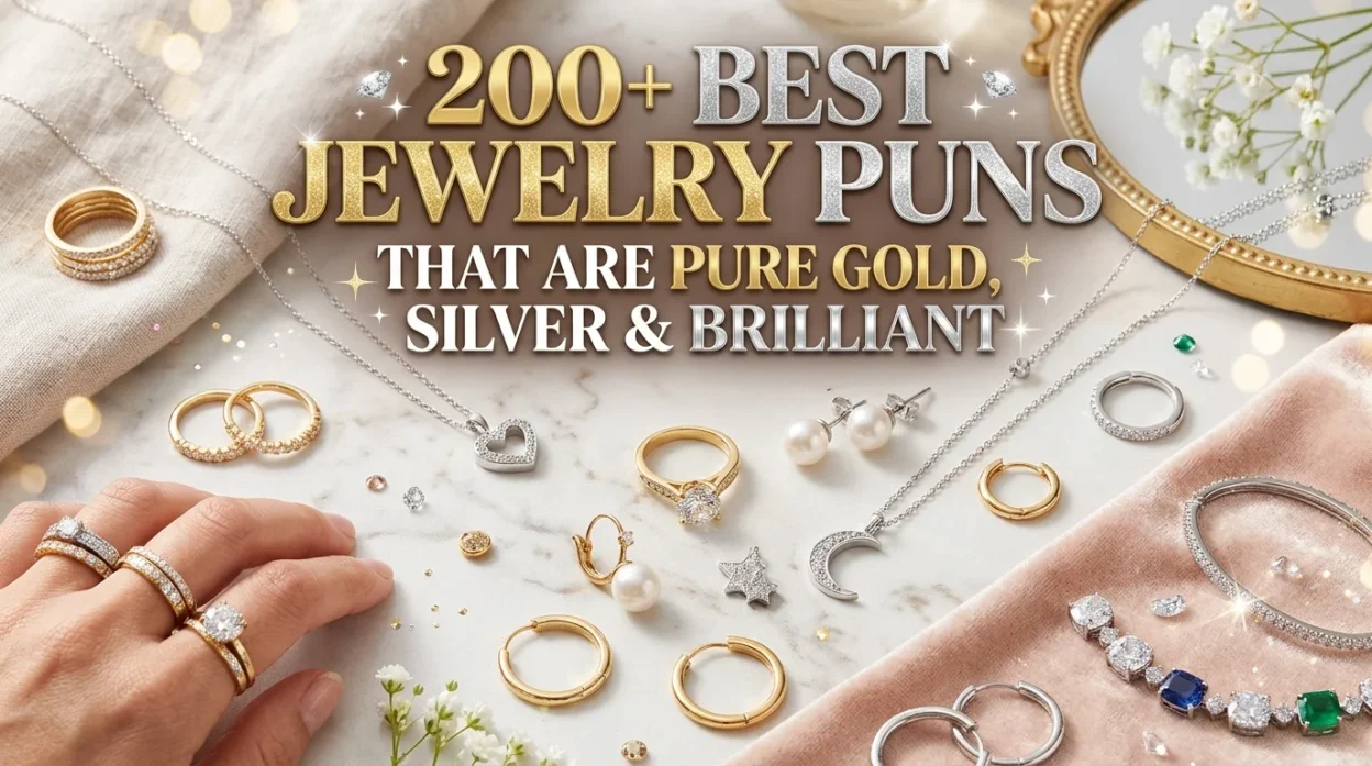 200+ Best Jewelry Puns That Are Pure Gold, Silver & Brilliant