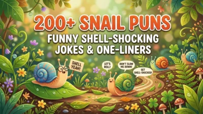 200+ Snail Puns: Funny Shell-Shocking Jokes & One-Liners