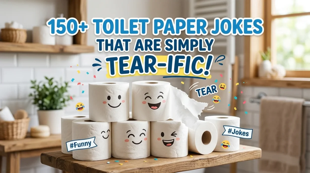 150+ Toilet Paper Jokes That Are Simply Tear-ific