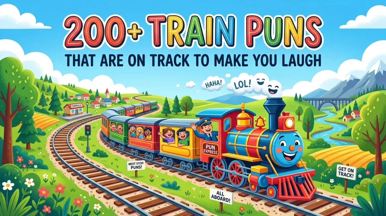 200+ Train Puns That Are On Track to Make You Laugh