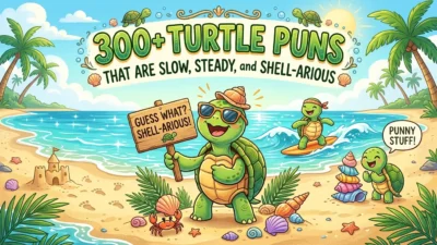 300+ Turtle Puns That Are Slow, Steady, and Shell-arious