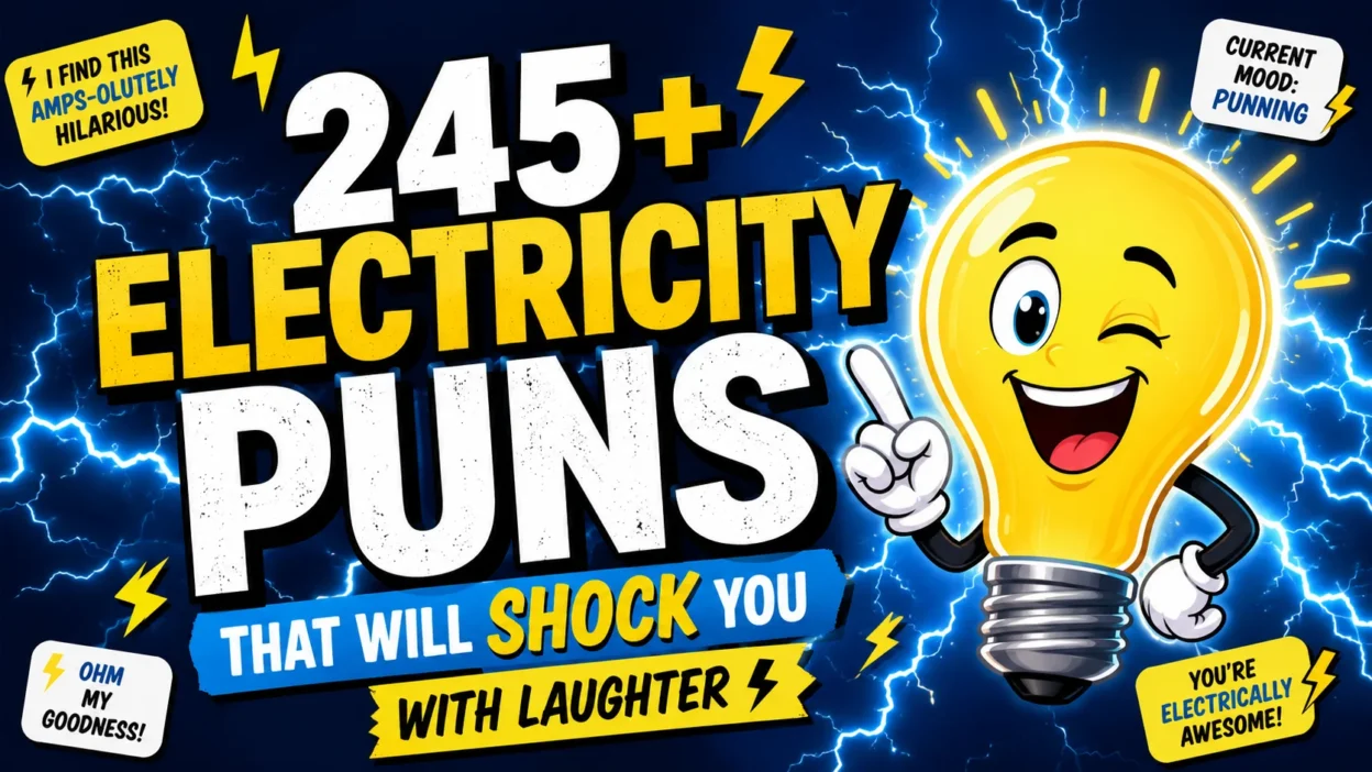 245+ Electricity Puns That Will Shock You with Laughter ⚡