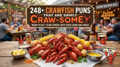 245+ Crawfish Puns That Are Simply Craw-some 🦞