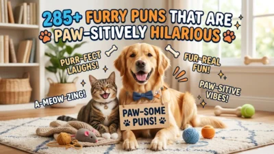 285+ Furry Puns That Are Paw-sitively Hilarious 🐾