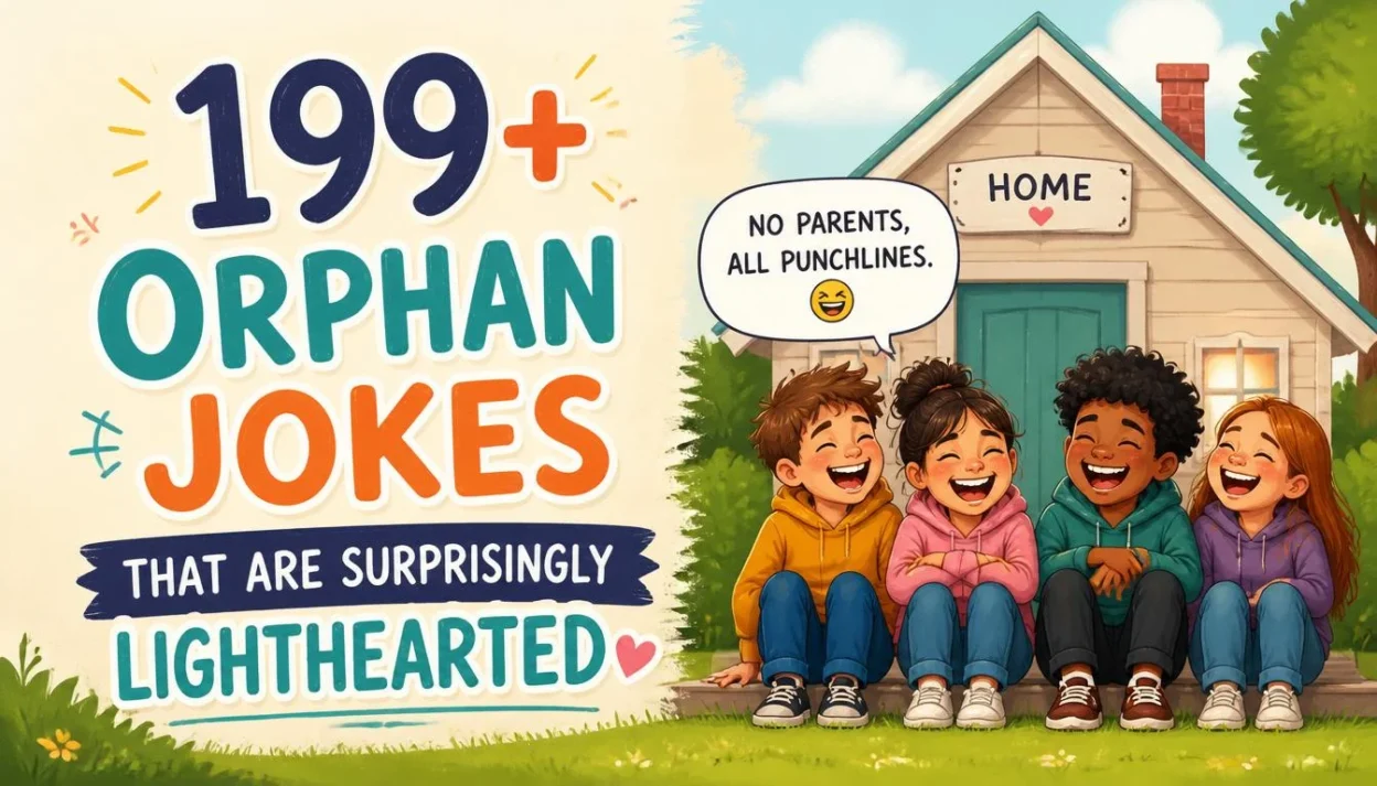 199+ Orphan Jokes That Are Surprisingly Lighthearted 🏠