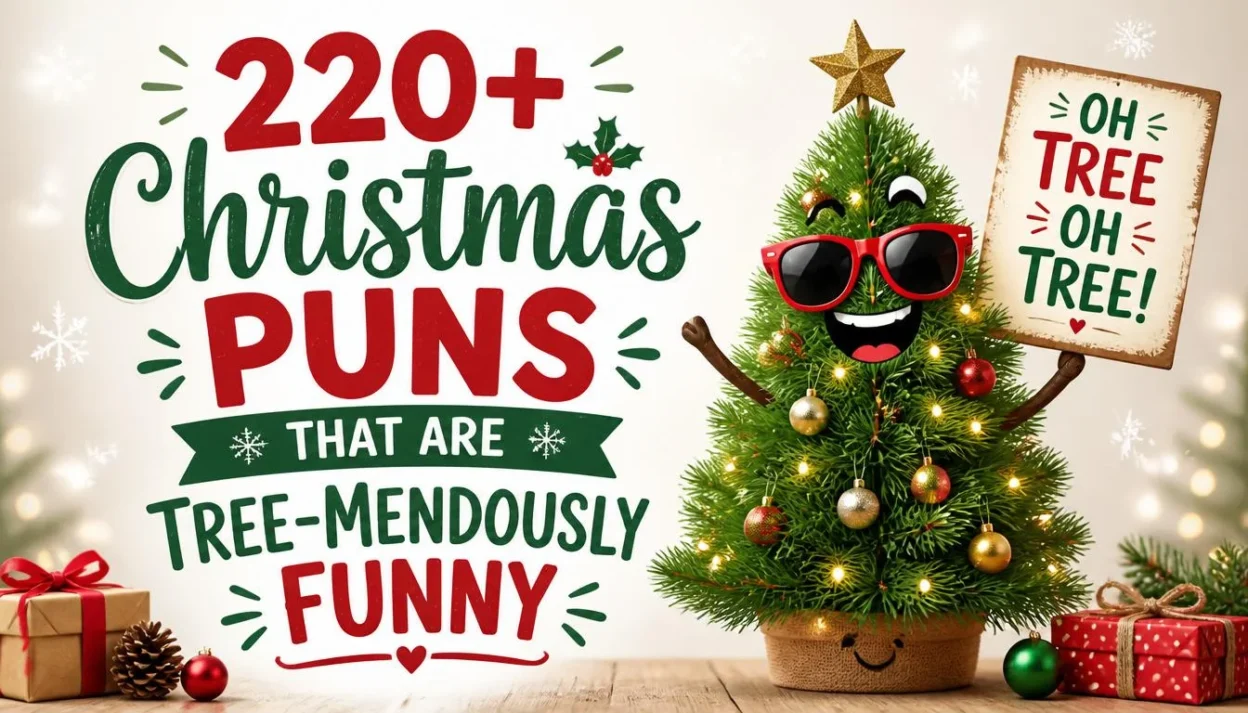220+ Christmas Puns That Are Tree-mendously Funny 🎄