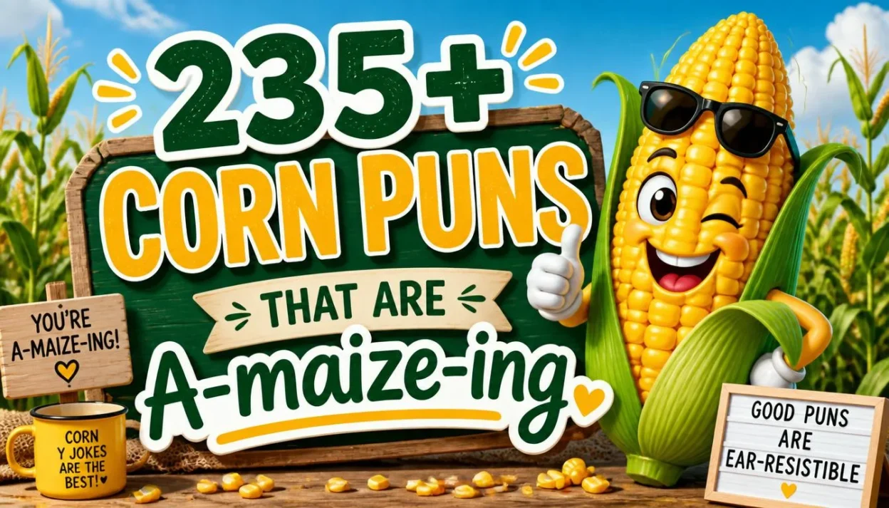 235+ Corn Puns That Are A-maize-ing 🌽