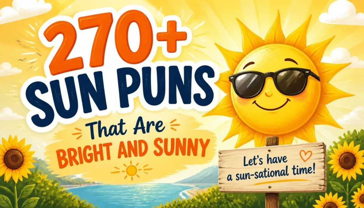 270+ Sun Puns That Are Bright and Sunny ☀️