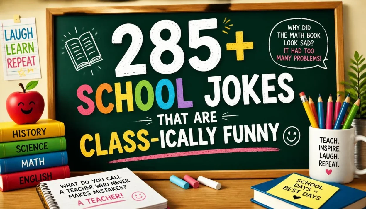285+ School Jokes That Are Class-ically Funny 📚