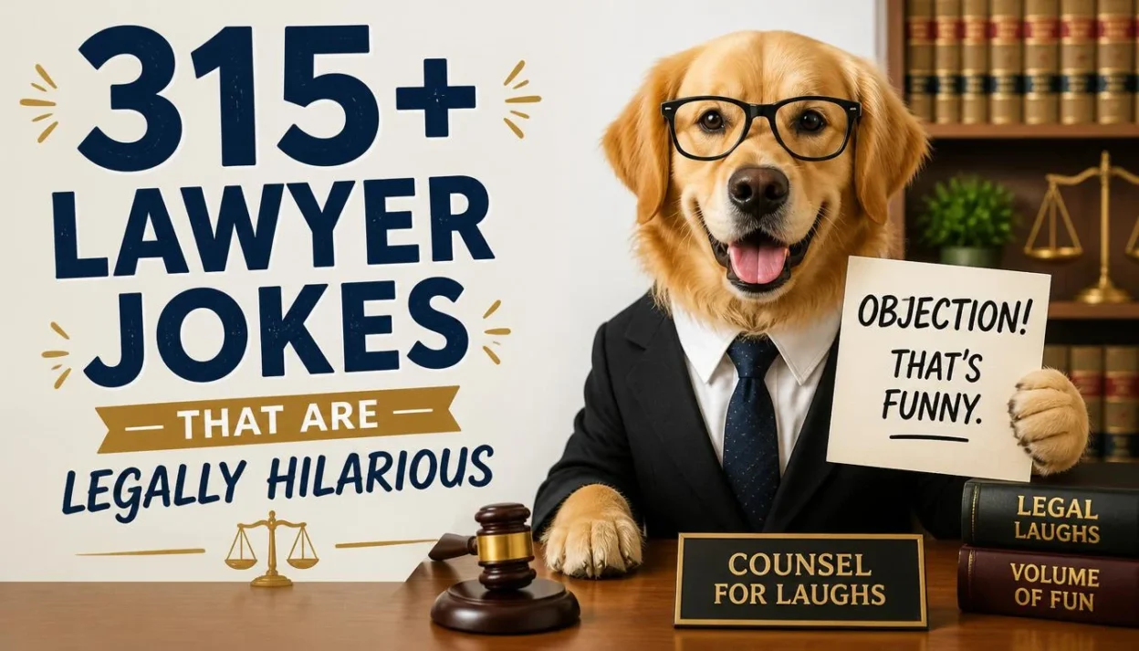 315+ Lawyer Jokes That Are Legally Hilarious ⚖️