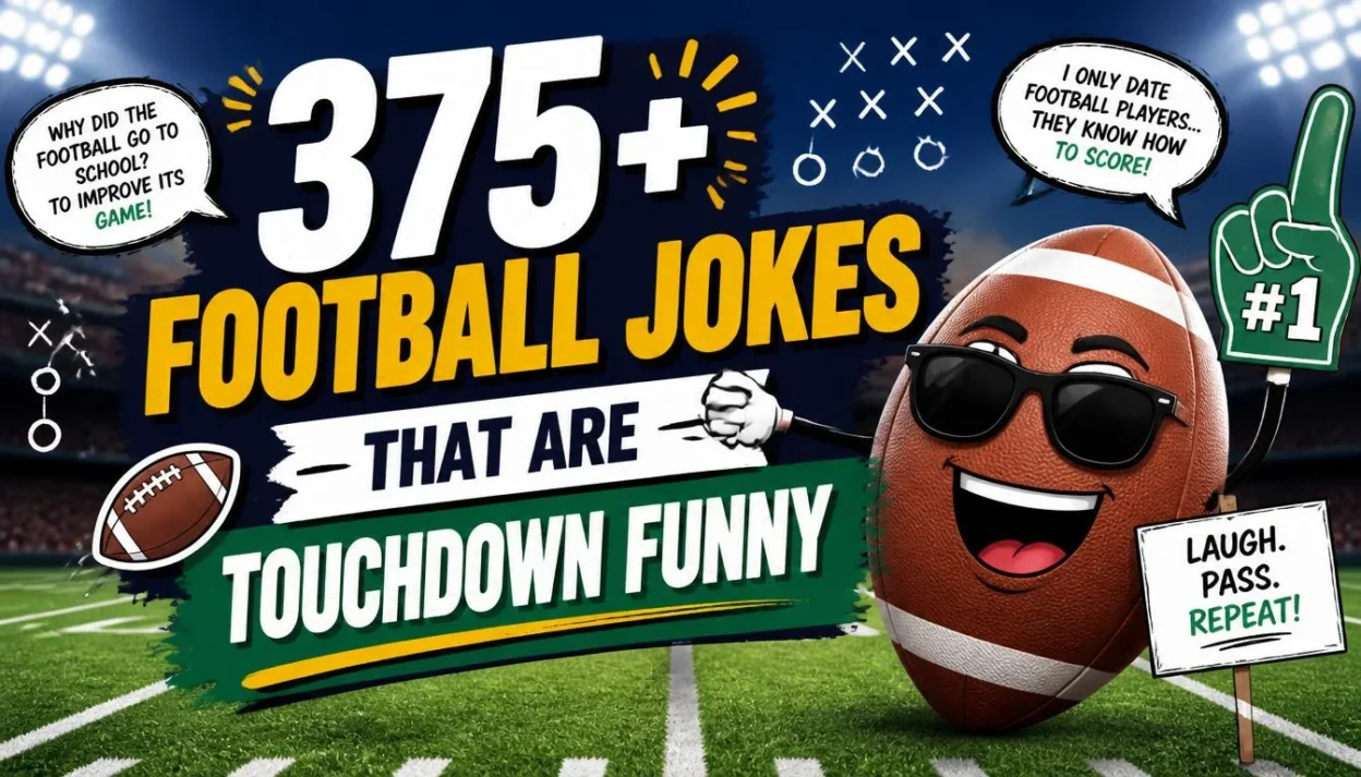 375+ Football Jokes That Are Touchdown Funny 🏈