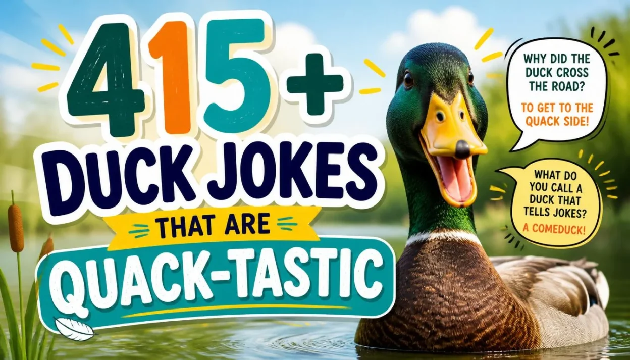 415+ Duck Jokes That Are Quack-tastic 🦆