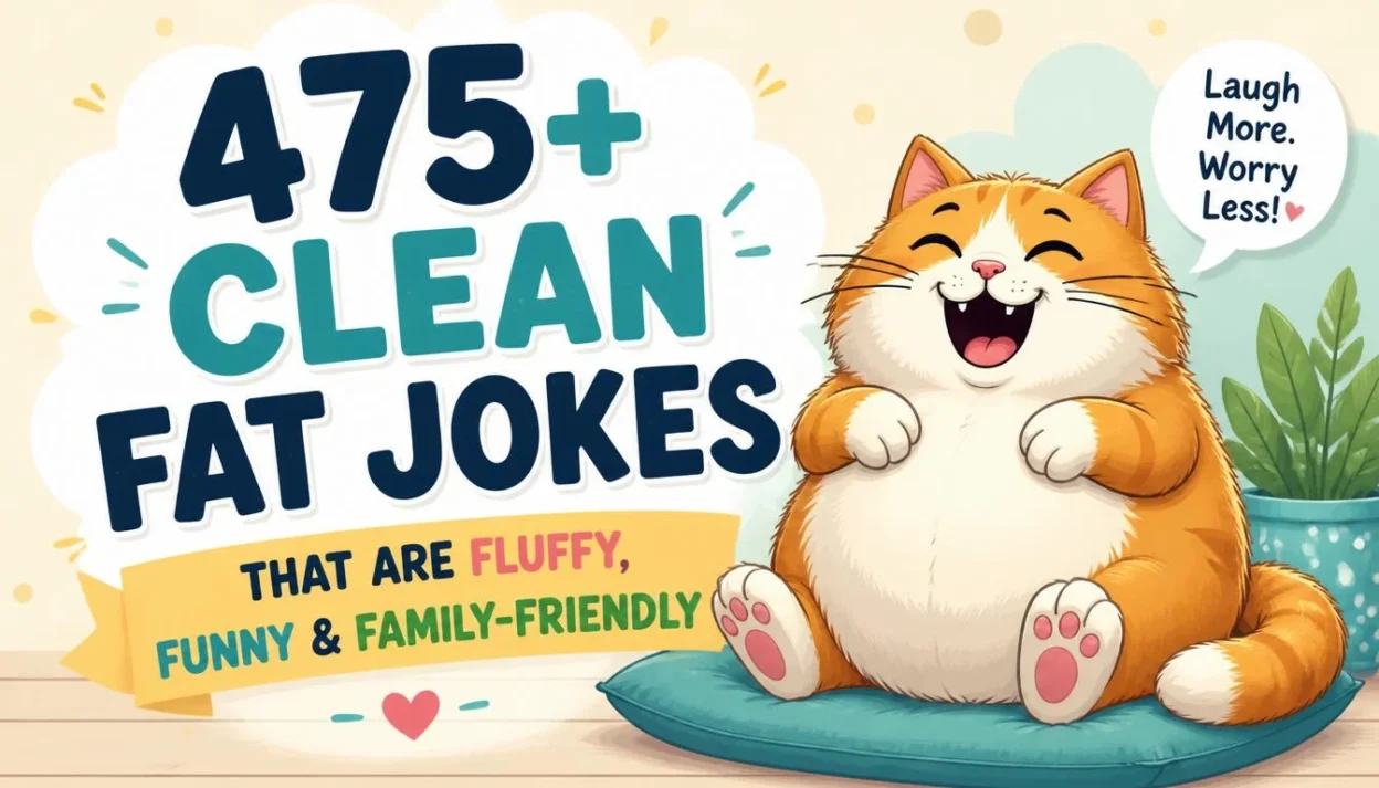 475+ Clean Fat Jokes That Are Fluffy, Funny & Family-Friendly