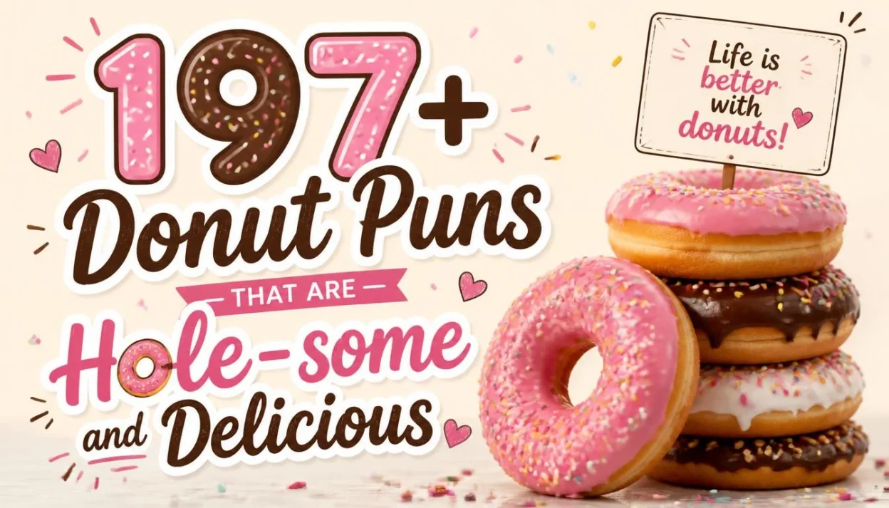 197+ Donut Puns That Are Hole-some and Delicious
